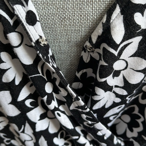 MICHAEL KORS NWOT Chain Strap Floral Cotton Dressy Tank Top, Size M - Picture 10 of 11